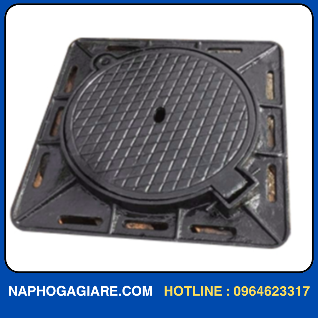 Nắp hố ga gang cầu 12.5 Tấn